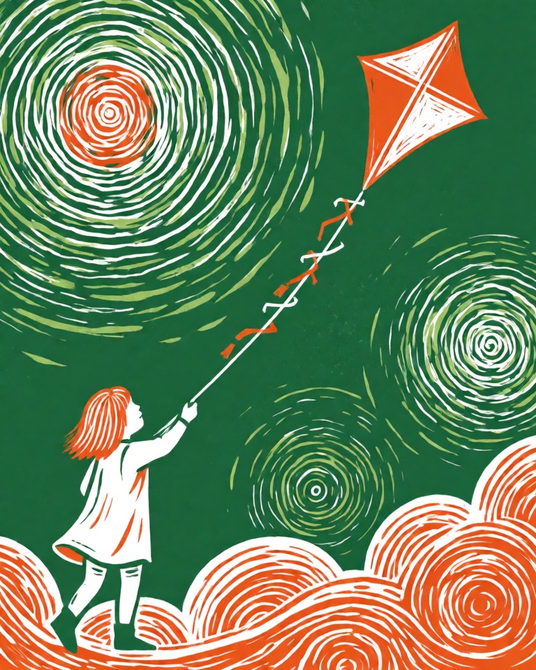 ilkerzgi/krea-2-linocut-swirl-green-orange-lora