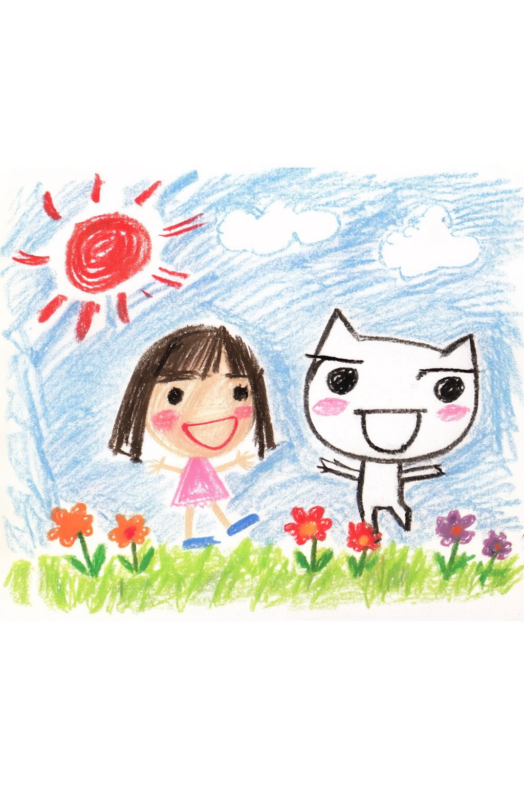 Children.Crayon.Drawing.Style.2.Krea2.D32A32.6000.AdamW.1e-4