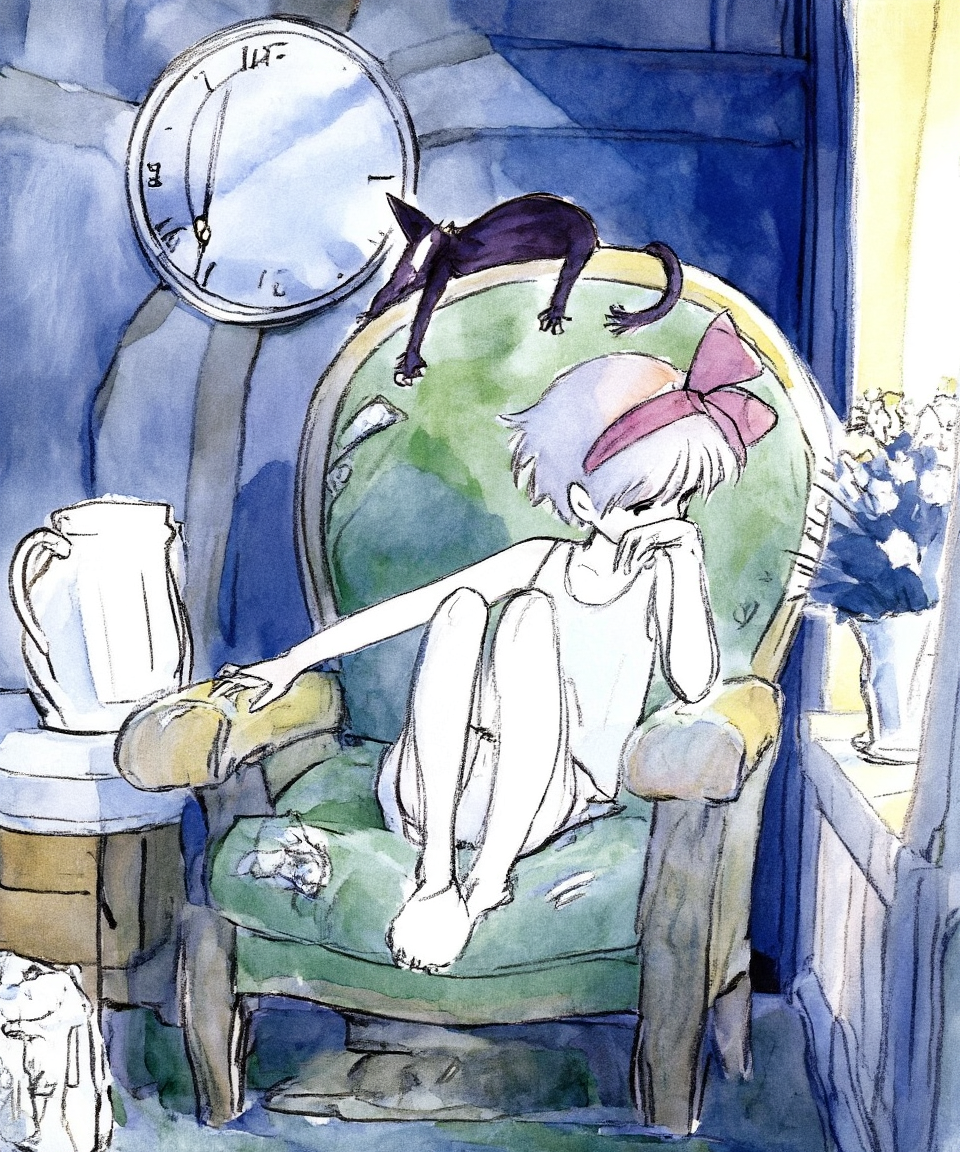 Hayao.Miyazaki.Watercolor.Z4.D32A16 ckpt-25