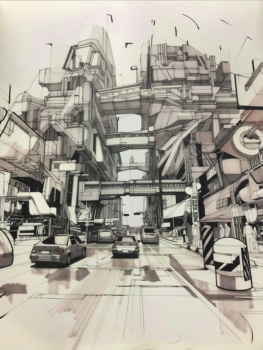 Syd.Mead.Design.Drawing.Q12.D16A8.Rep8.AdamW.1e-4 ckpt-25
