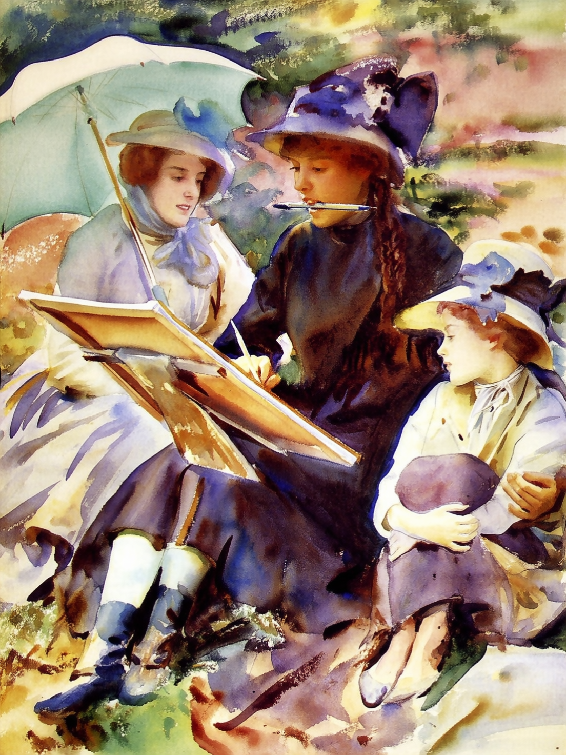 John.Singer.Sargent.Q12.Watercolor.D12A6.Rep6.Adam.1e-4 ckpt-20