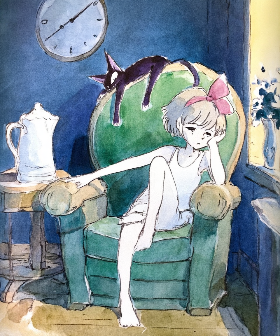 Hayao.Miyazaki.Watercolor.Z4.D32A16 ckpt-10