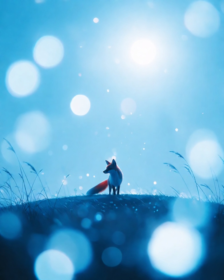 ilkerzgi/krea-2-cool-blue-amber-bokeh-lora
