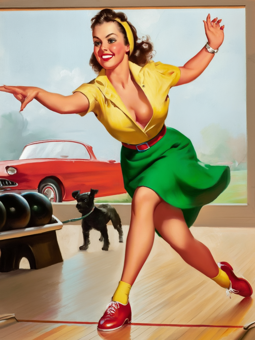 Gil.Elvgren.Z-image ckpt-15